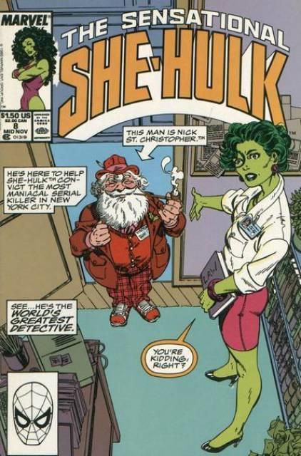 Sensational She Hulk #8 comic cover