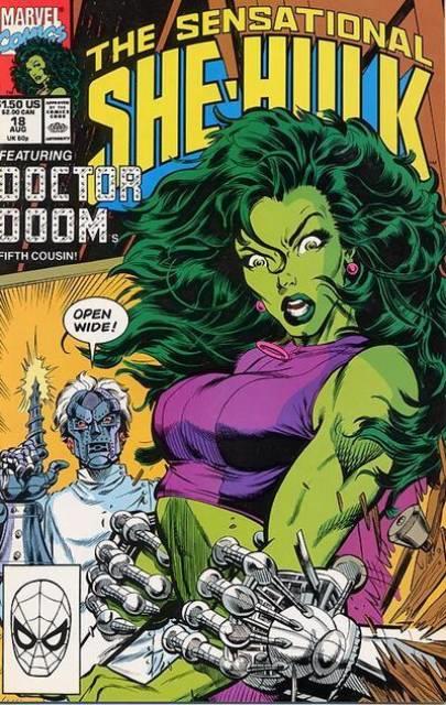 Sensational She Hulk #18 comic cover