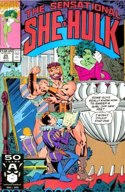 Sensational She Hulk #25 comic cover