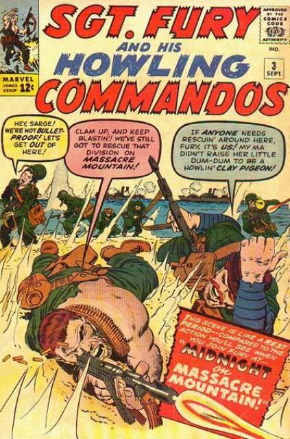 Sgt. Fury #3 comic cover