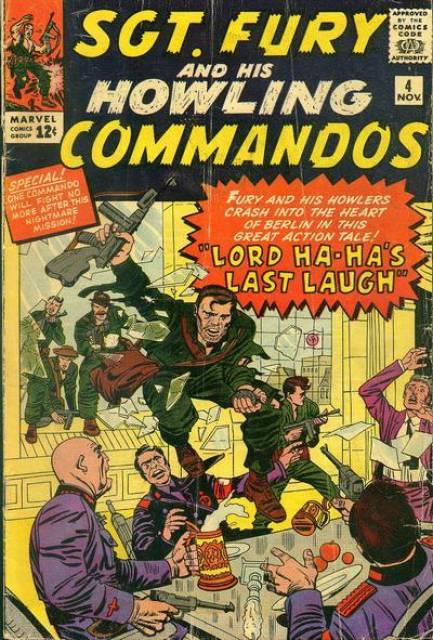 Sgt. Fury #4 comic cover