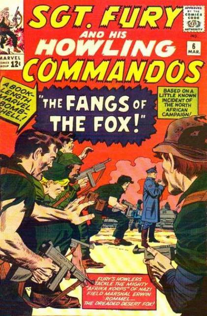 Sgt. Fury #6 comic cover