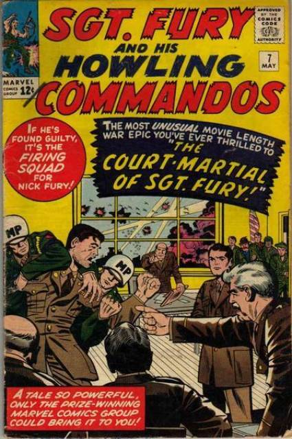 Sgt. Fury #7 comic cover
