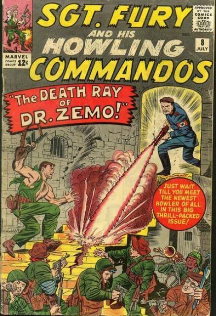 Sgt. Fury #8 comic cover