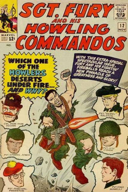 Sgt. Fury #12 comic cover