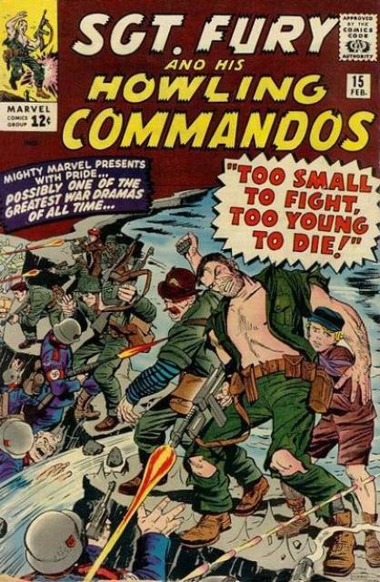 Sgt. Fury #15 comic cover