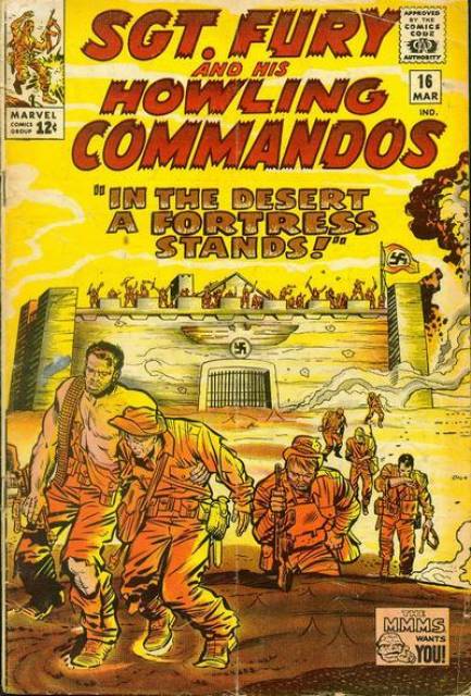 Sgt. Fury #16 comic cover