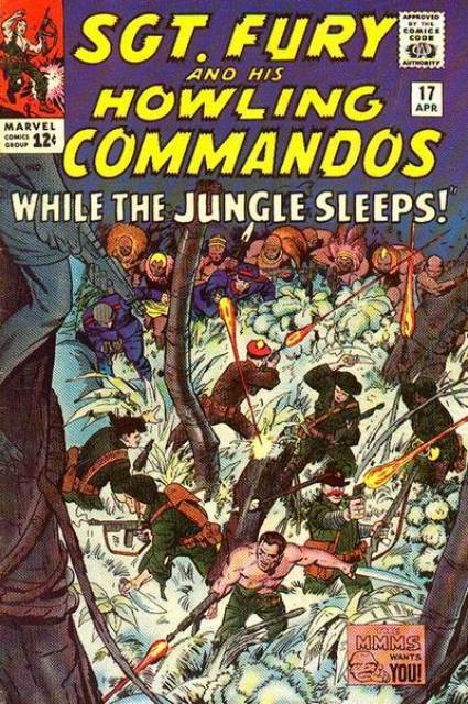 Sgt. Fury #17 comic cover