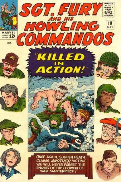 Sgt. Fury #18 comic cover