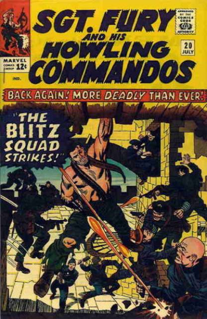 Sgt. Fury #20 comic cover