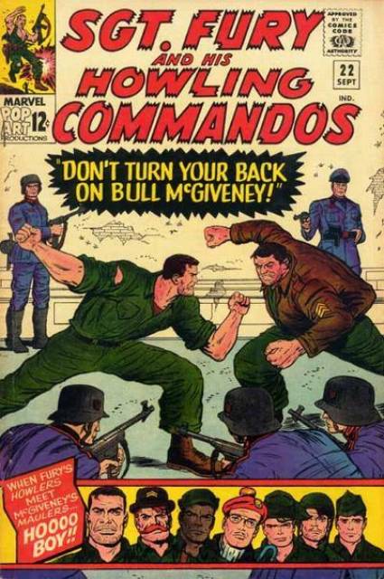 Sgt. Fury #22 comic cover