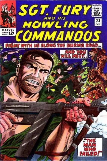 Sgt. Fury #23 comic cover