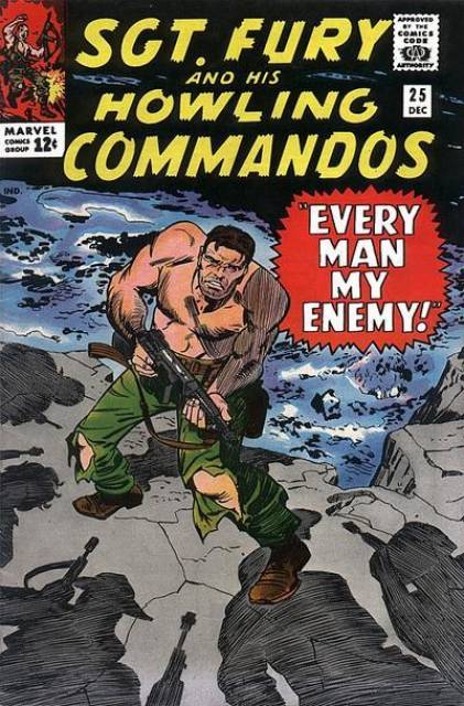 Sgt. Fury #25 comic cover