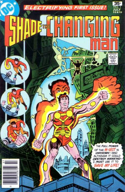 Shade The Changing Man #1 comic cover