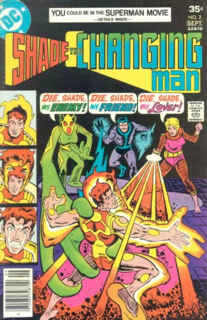 Shade The Changing Man #2 comic cover