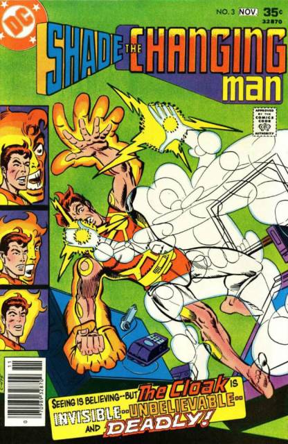 Shade The Changing Man #3 comic cover
