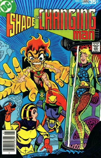 Shade The Changing Man #4 comic cover