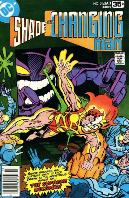 Shade The Changing Man #5 comic cover