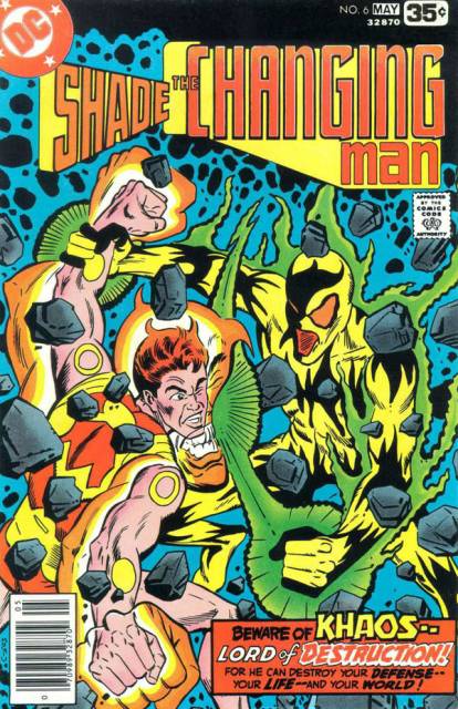 Shade The Changing Man #6 comic cover