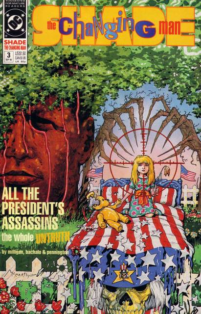 Shade The Changing Man V2 #3 comic cover
