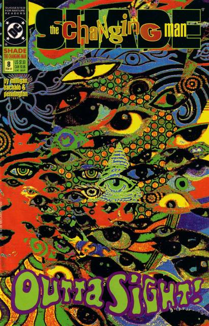 Shade The Changing Man V2 #8 comic cover