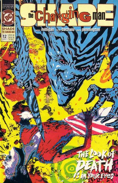 Shade The Changing Man V2 #12 comic cover