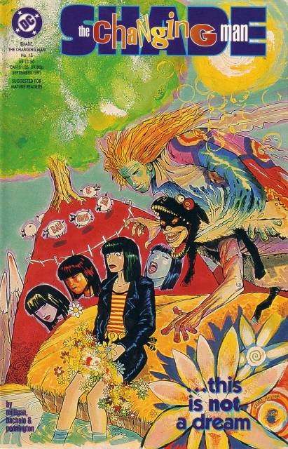 Shade The Changing Man V2 #15 comic cover