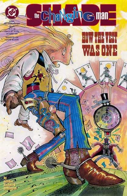 Shade The Changing Man V2 #16 comic cover
