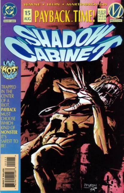 Shadow Cabinet #15 comic cover