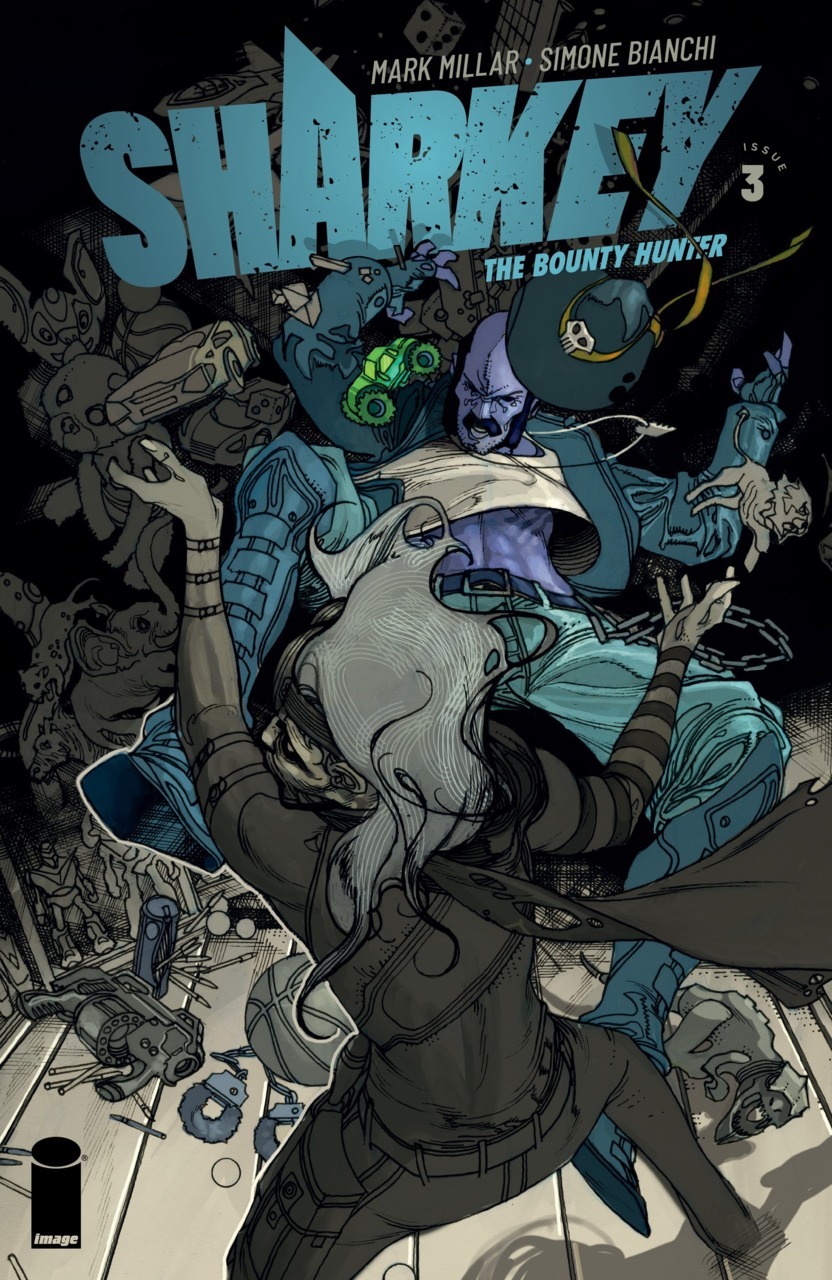 Sharkey the Bounty Hunter #3 comic cover