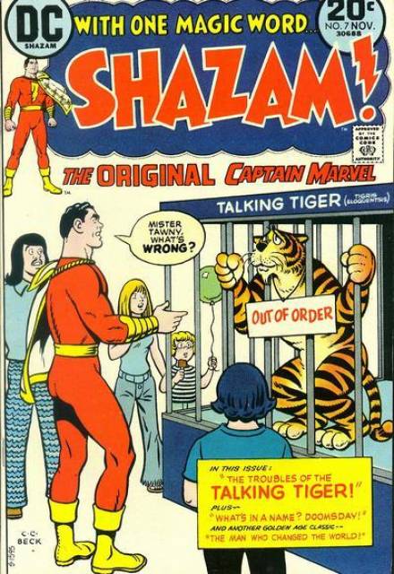 Shazam Vol 1 #7 comic cover