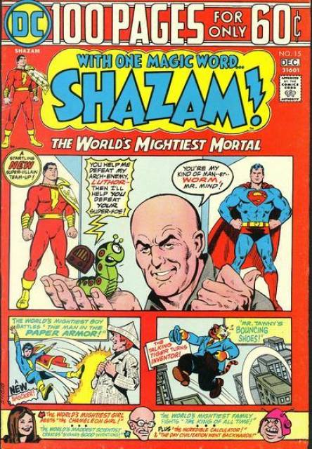Shazam Vol 1 #15 comic cover