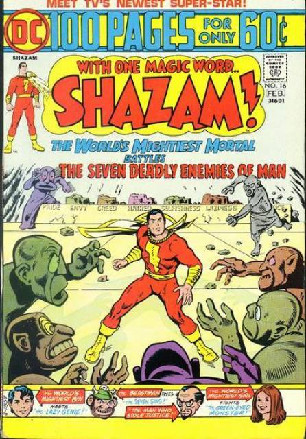 Shazam Vol 1 #16 comic cover