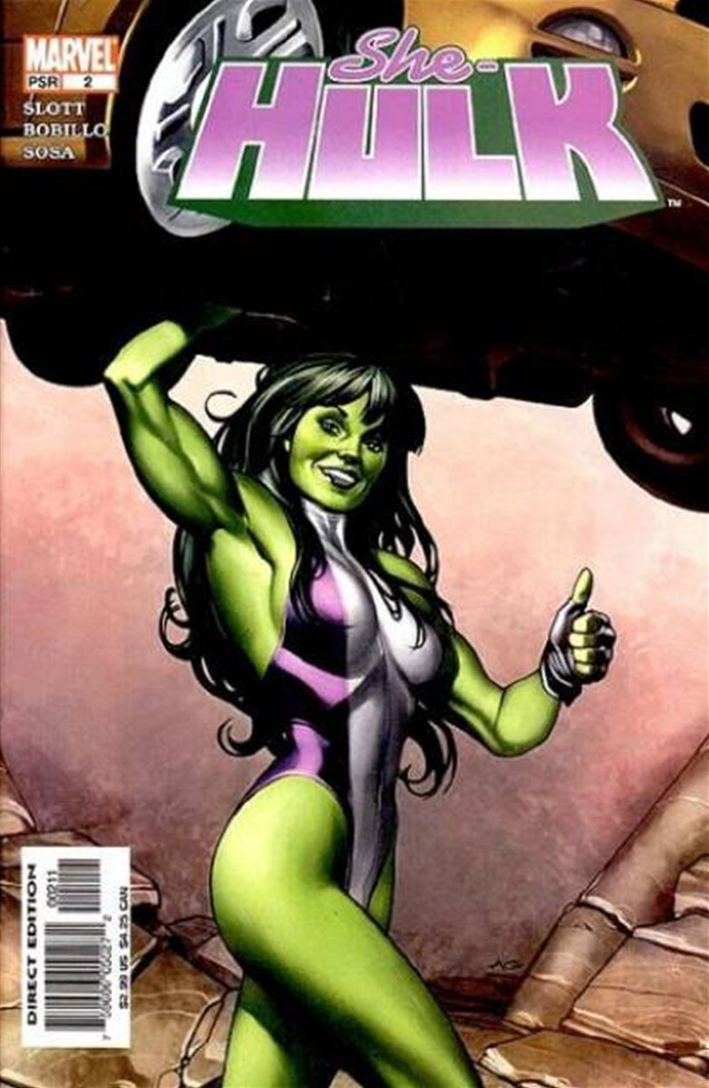She Hulk #2 comic cover