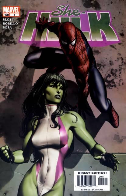 She Hulk #4 comic cover