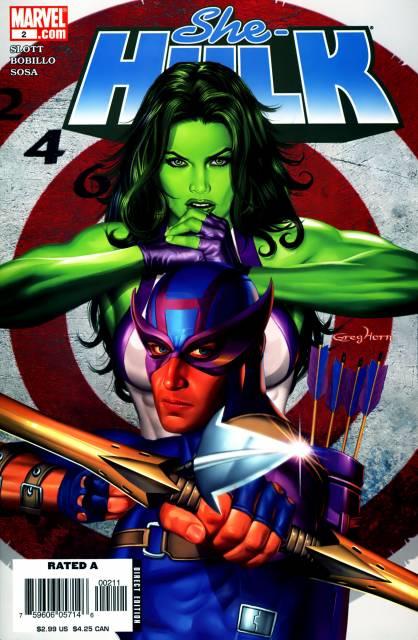 She Hulk Vol 2 #2 comic cover