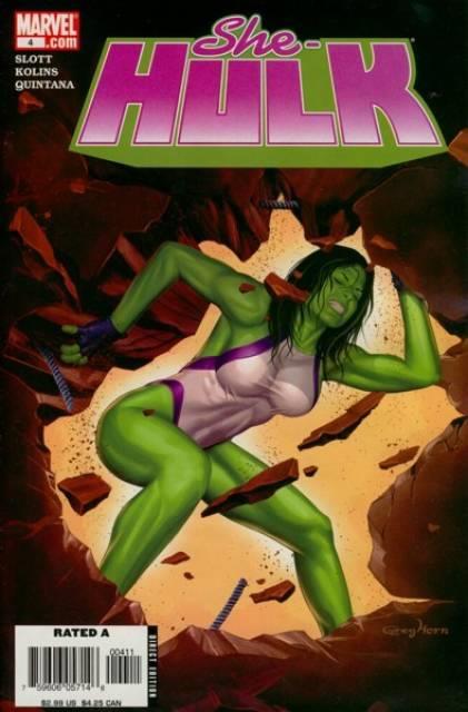 She Hulk Vol 2 #4 comic cover