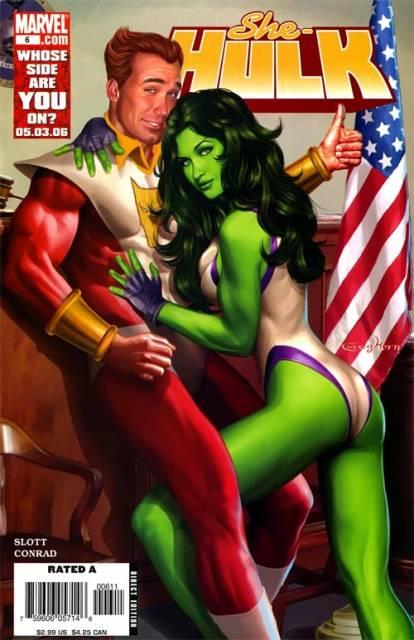 She Hulk Vol 2 #6 comic cover