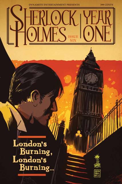 Sherlock Holmes Year One #6 comic cover