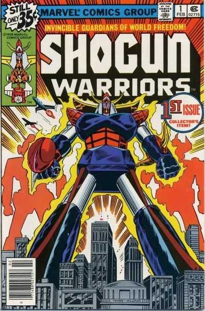 Shogun Warriors #1 comic cover