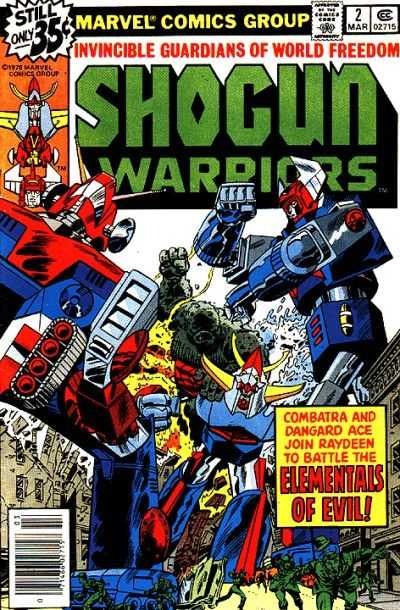 Shogun Warriors #2 comic cover
