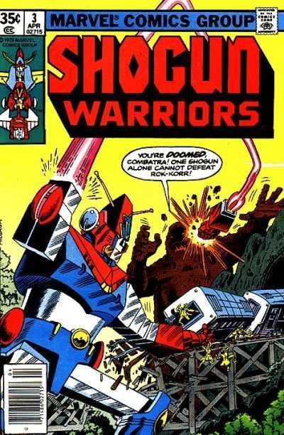 Shogun Warriors #3 comic cover