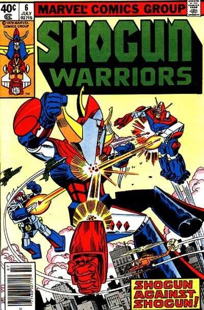 Shogun Warriors #6 comic cover