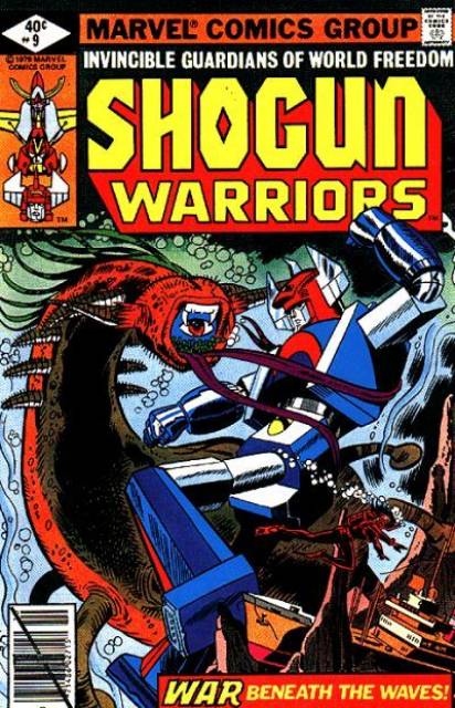 Shogun Warriors #9 comic cover