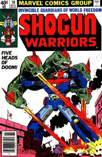 Shogun Warriors #10 comic cover