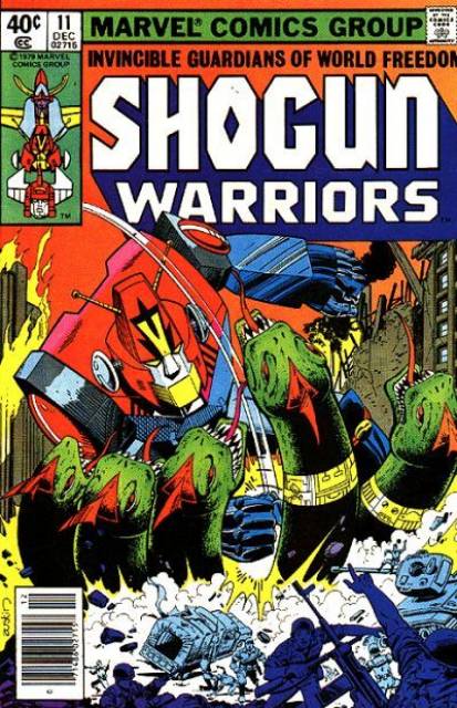 Shogun Warriors #11 comic cover