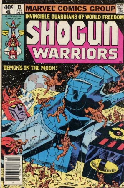 Shogun Warriors #13 comic cover