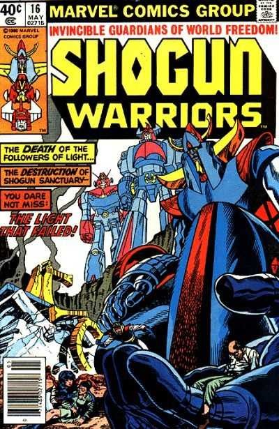 Shogun Warriors #16 comic cover