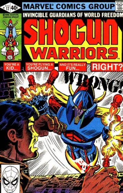 Shogun Warriors #17 comic cover