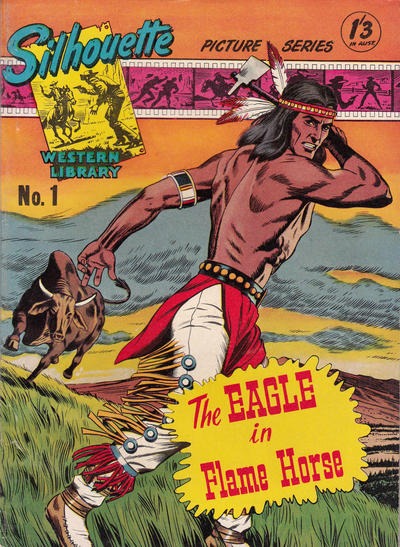 Silhouette Western Picture Library #1 comic cover